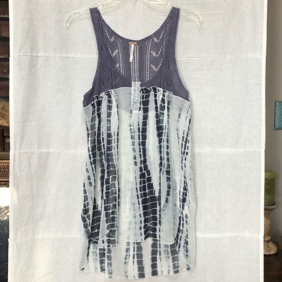 Free People Susquehanna Knit Tie Dye Tank Top - Picture 2 of 8